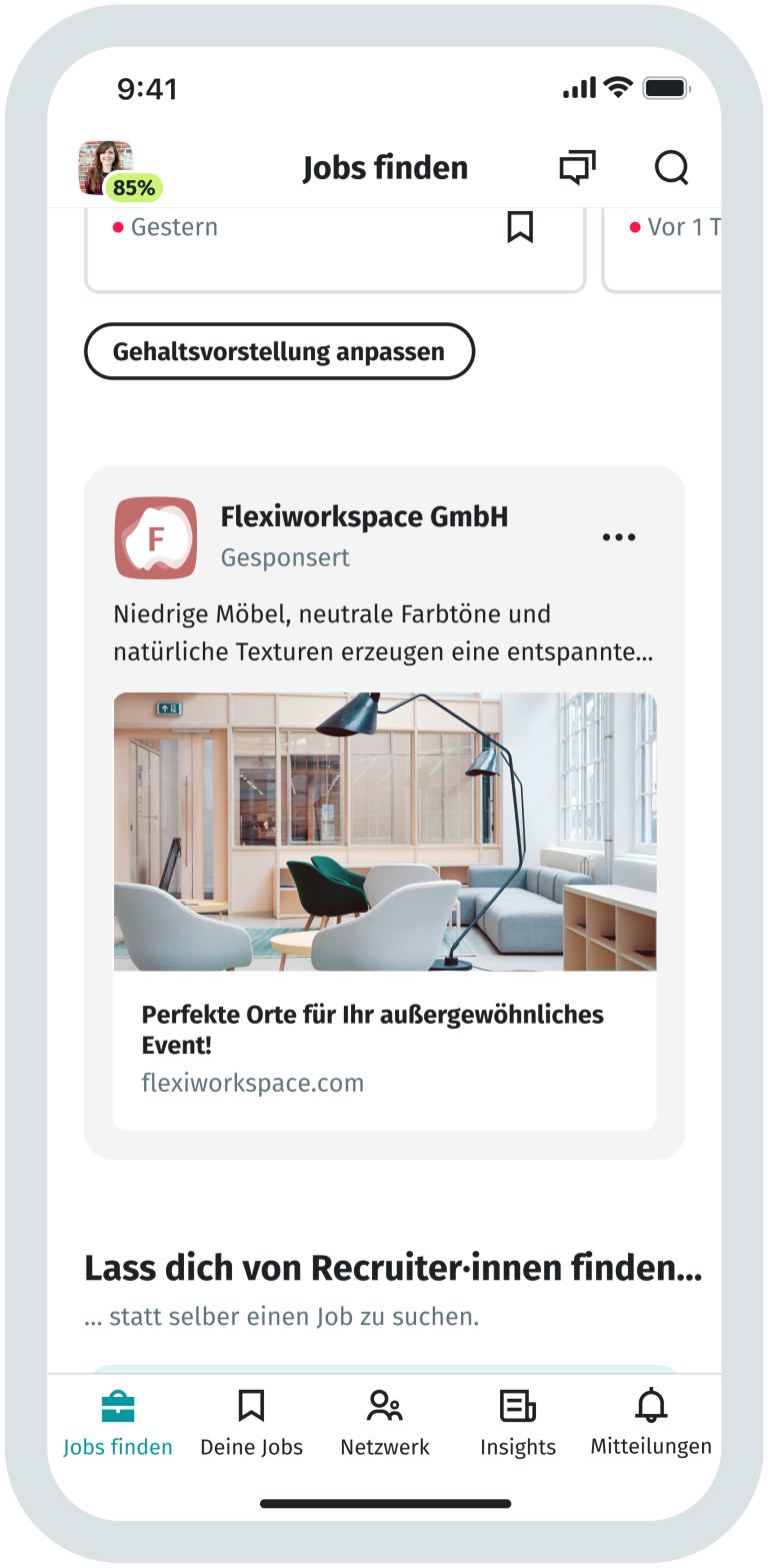 Find Jobs_inline ad_website_small screen_mockup_DE_50px