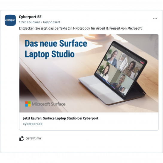 Zu sehen ist eine Ad